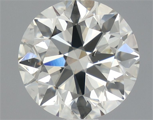 Picture of Natural Diamond 0.90 Carats, Round with Excellent Cut, J Color, SI2 Clarity and Certified by GIA