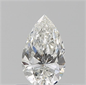 Natural Diamond 0.50 Carats, Pear with  Cut, G Color, VS1 Clarity and Certified by GIA