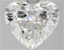 Natural Diamond 2.03 Carats, Heart with  Cut, E Color, SI2 Clarity and Certified by HRD