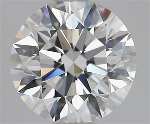 Picture of Natural Diamond 1.32 Carats, Round with Excellent Cut, E Color, IF Clarity and Certified by GIA