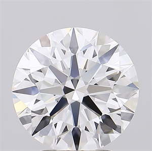 Picture of Lab Grown Diamond 3.51 Carats, Round with Ideal Cut, D Color, IF Clarity and Certified by IGI