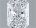 Natural Diamond 1.50 Carats, Radiant with  Cut, D Color, VS1 Clarity and Certified by GIA
