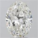 Diamante Natural 2.50 quilates, Ovalado , Color H, claridad SI1 y certificado GIA