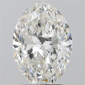 Foto Diamante Natural 2.50 quilates, Ovalado , Color H, claridad SI1 y certificado GIA de