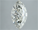 Natural Diamond 4.02 Carats, Marquise with  Cut, I Color, SI2 Clarity and Certified by IGI