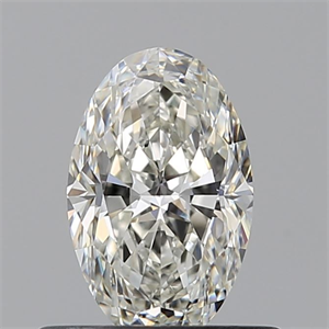 Picture of Natural Diamond 0.60 Carats, Oval with  Cut, I Color, VVS2 Clarity and Certified by GIA