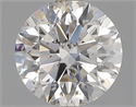 Natural Diamond 0.70 Carats, Round with Excellent Cut, G Color, I1 Clarity and Certified by GIA