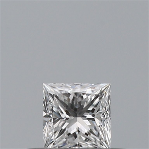 Picture of Natural Diamond 0.23 Carats, Princess with  Cut, D Color, VVS1 Clarity and Certified by GIA