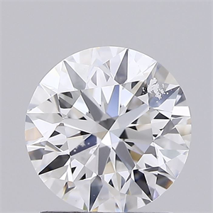 Picture of Lab Grown Diamond 1.51 Carats, Round with Ideal Cut, D Color, VVS2 Clarity and Certified by IGI