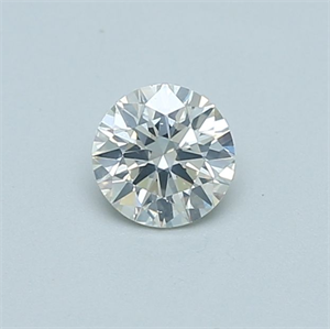 Picture of Natural Diamond 0.40 Carats, Round with Very Good Cut, J Color, SI2 Clarity and Certified by GIA
