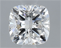 Natural Diamond 0.52 Carats, Cushion with  Cut, F Color, VS1 Clarity and Certified by GIA