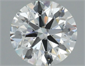 Diamante Natural 1.23 quilates, Redondo , Color E, claridad VVS2 y certificado GIA