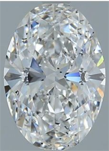 Foto Diamante Natural 2.52 quilates, Ovalado , Color E, claridad SI1 y certificado GIA de