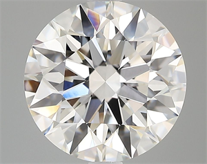 Picture of Lab Grown Diamond 3.54 Carats, Round with Ideal Cut, F Color, VVS2 Clarity and Certified by IGI