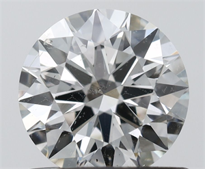 Picture of Natural Diamond 0.71 Carats, Round with Excellent Cut, H Color, SI2 Clarity and Certified by IGI