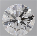 Lab Grown Diamond 3.60 Carats, Round with Ideal Cut, E Color, VVS2 Clarity and Certified by IGI