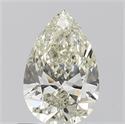 Diamante Natural 0.74 quilates, De pera , Color K, claridad VVS2 y certificado GIA