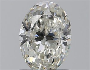 Foto Diamante Natural 0.90 quilates, Ovalado , Color I, claridad SI1 y certificado GIA de