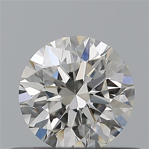 Picture of Natural Diamond 0.43 Carats, Round with Excellent Cut, F Color, IF Clarity and Certified by IGI