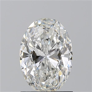 Picture of Natural Diamond 1.20 Carats, Oval with  Cut, G Color, VS2 Clarity and Certified by GIA