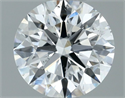 Natural Diamond 0.80 Carats, Round with Excellent Cut, G Color, SI2 Clarity and Certified by GIA