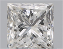 Natural Diamond 0.70 Carats, Princess with  Cut, G Color, SI2 Clarity and Certified by GIA