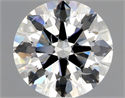 Natural Diamond 1.01 Carats, Round with Excellent Cut, G Color, SI2 Clarity and Certified by GIA