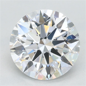 Picture of Lab Grown Diamond 2.56 Carats, Round with Excellent Cut, D Color, VVS1 Clarity and Certified by GIA