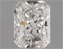 Natural Diamond 0.71 Carats, Radiant with  Cut, F Color, VVS2 Clarity and Certified by GIA