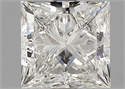 Natural Diamond 1.20 Carats, Princess with  Cut, J Color, SI2 Clarity and Certified by GIA