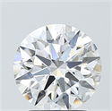 Lab Grown Diamond 2.54 Carats, Round with Ideal Cut, E Color, VVS2 Clarity and Certified by IGI
