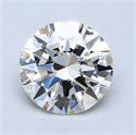 Natural Diamond 2.26 Carats, Round with Excellent Cut, J Color, IF Clarity and Certified by GIA