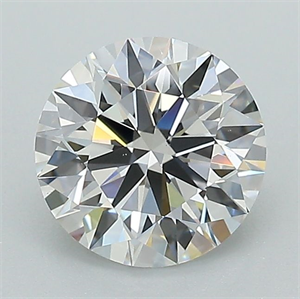 Picture of Lab Grown Diamond 1.32 Carats, Round with Ideal Cut, E Color, VS2 Clarity and Certified by IGI