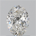 Diamante Natural 0.90 quilates, Ovalado , Color G, claridad SI1 y certificado GIA