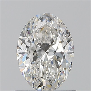 Picture of Natural Diamond 0.90 Carats, Oval with  Cut, G Color, SI1 Clarity and Certified by GIA