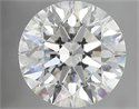 Natural Diamond 2.01 Carats, Round with Excellent Cut, I Color, I1 Clarity and Certified by GIA