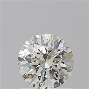 Picture of Natural Diamond 0.82 Carats, Round with Excellent Cut, L Color, VS2 Clarity and Certified by GIA