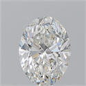 Natural Diamond 0.90 Carats, Oval with  Cut, H Color, VS1 Clarity and Certified by GIA