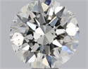 Natural Diamond 0.40 Carats, Round with Excellent Cut, I Color, SI1 Clarity and Certified by GIA