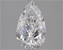 Natural Diamond 2.01 Carats, Pear with  Cut, D Color, VVS1 Clarity and Certified by GIA