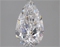 Natural Diamond 2.01 Carats, Pear with  Cut, D Color, VVS1 Clarity and Certified by GIA