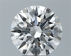 Picture of Lab Grown Diamond 2.83 Carats, Round with Excellent Cut, D Color, VS1 Clarity and Certified by GIA