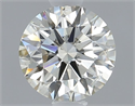 Natural Diamond 0.51 Carats, Round with Excellent Cut, L Color, SI2 Clarity and Certified by GIA