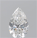 Natural Diamond 0.76 Carats, Pear with  Cut, F Color, VS2 Clarity and Certified by GIA