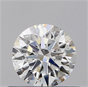 Natural Diamond 0.49 Carats, Round with Excellent Cut, G Color, SI2 Clarity and Certified by GIA