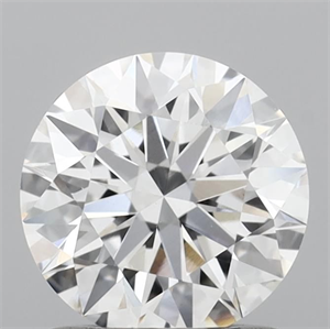 Picture of Lab Grown Diamond 1.10 Carats, Round with Ideal Cut, D Color, VVS2 Clarity and Certified by IGI