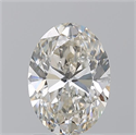 Natural Diamond 1.70 Carats, Oval with  Cut, J Color, VVS2 Clarity and Certified by GIA
