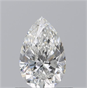 Natural Diamond 0.51 Carats, Pear with  Cut, G Color, VS2 Clarity and Certified by GIA