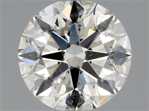 Picture of Natural Diamond 0.91 Carats, Round with Excellent Cut, H Color, SI2 Clarity and Certified by GIA