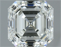 Natural Diamond 1.00 Carats, Asscher with  Cut, I Color, VS1 Clarity and Certified by IGI